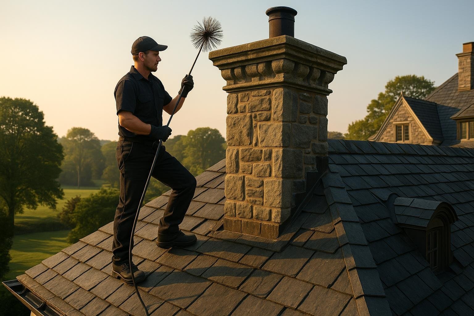 Chimney service work in Roslyn NY